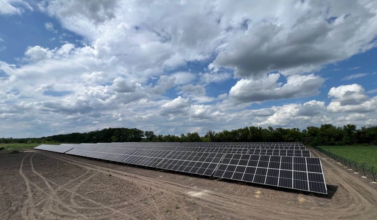Наземна сонячна електростанція «Бережинка» потужністю 993 кВт від GreenTechTrade